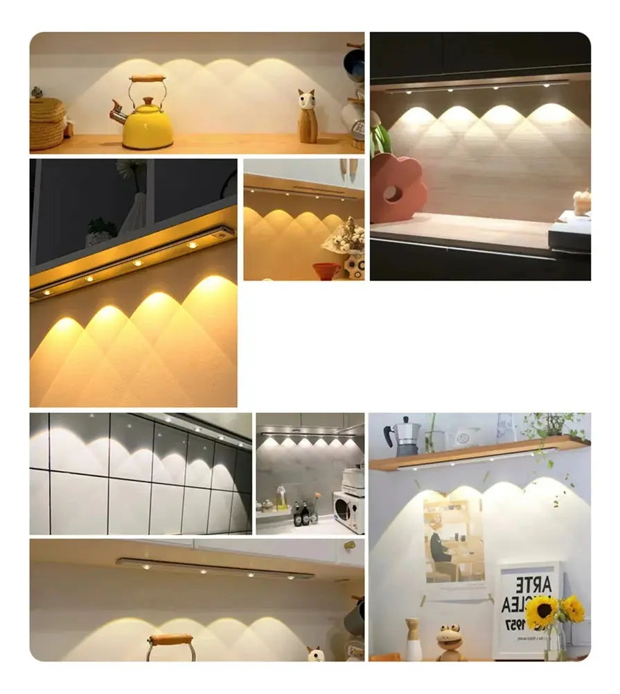Barra Led Moderna con sensor de Movimiento