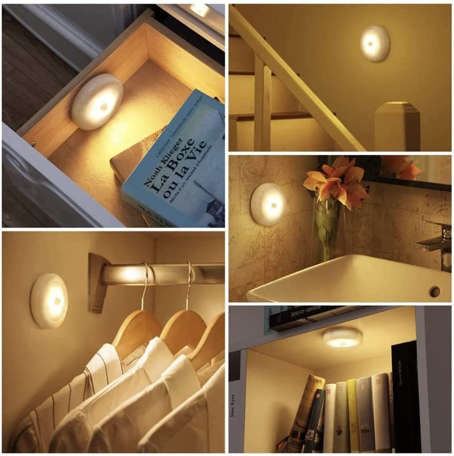 Pack 6 Luces Led con Sensor de Movimiento