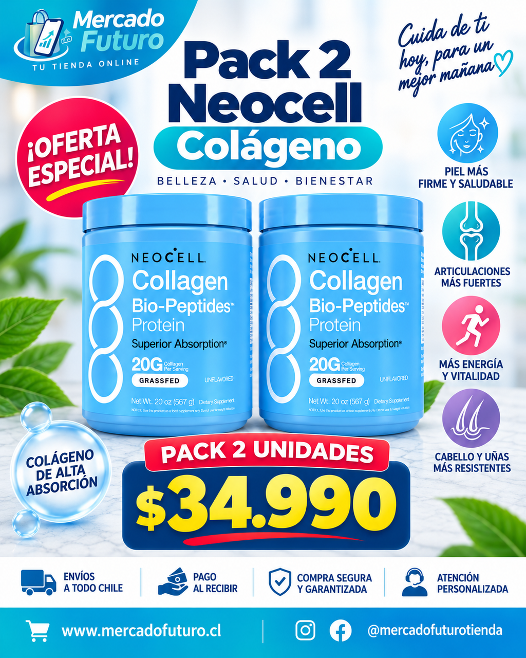 Pack 2 Unidades de Colágeno Neocell