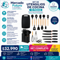 Juego de Silicona 19 Utensilios Cocina