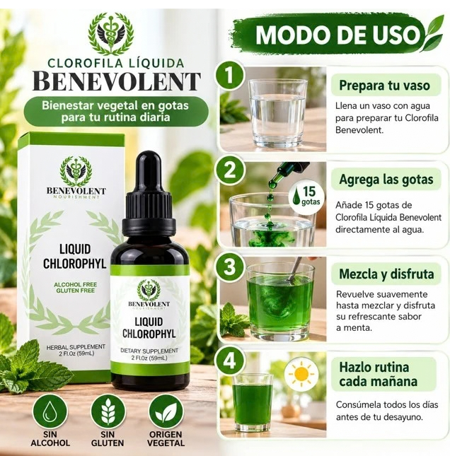 Clorofila Líquida Benevolent