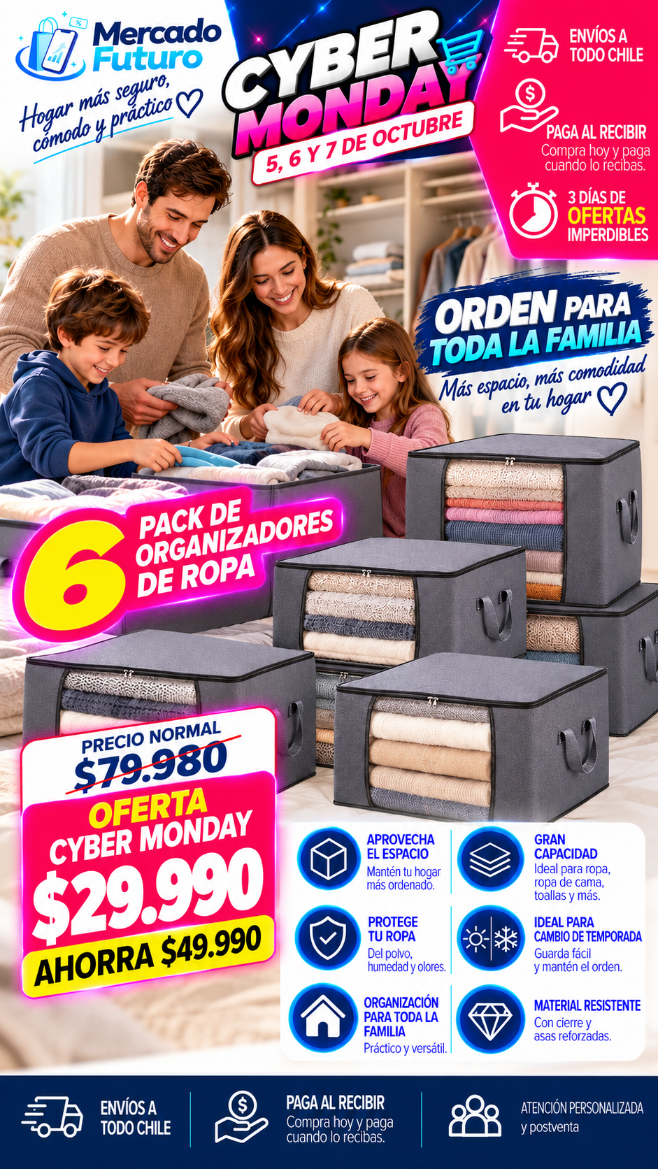 Organizadores de Ropa y Almacenamiento