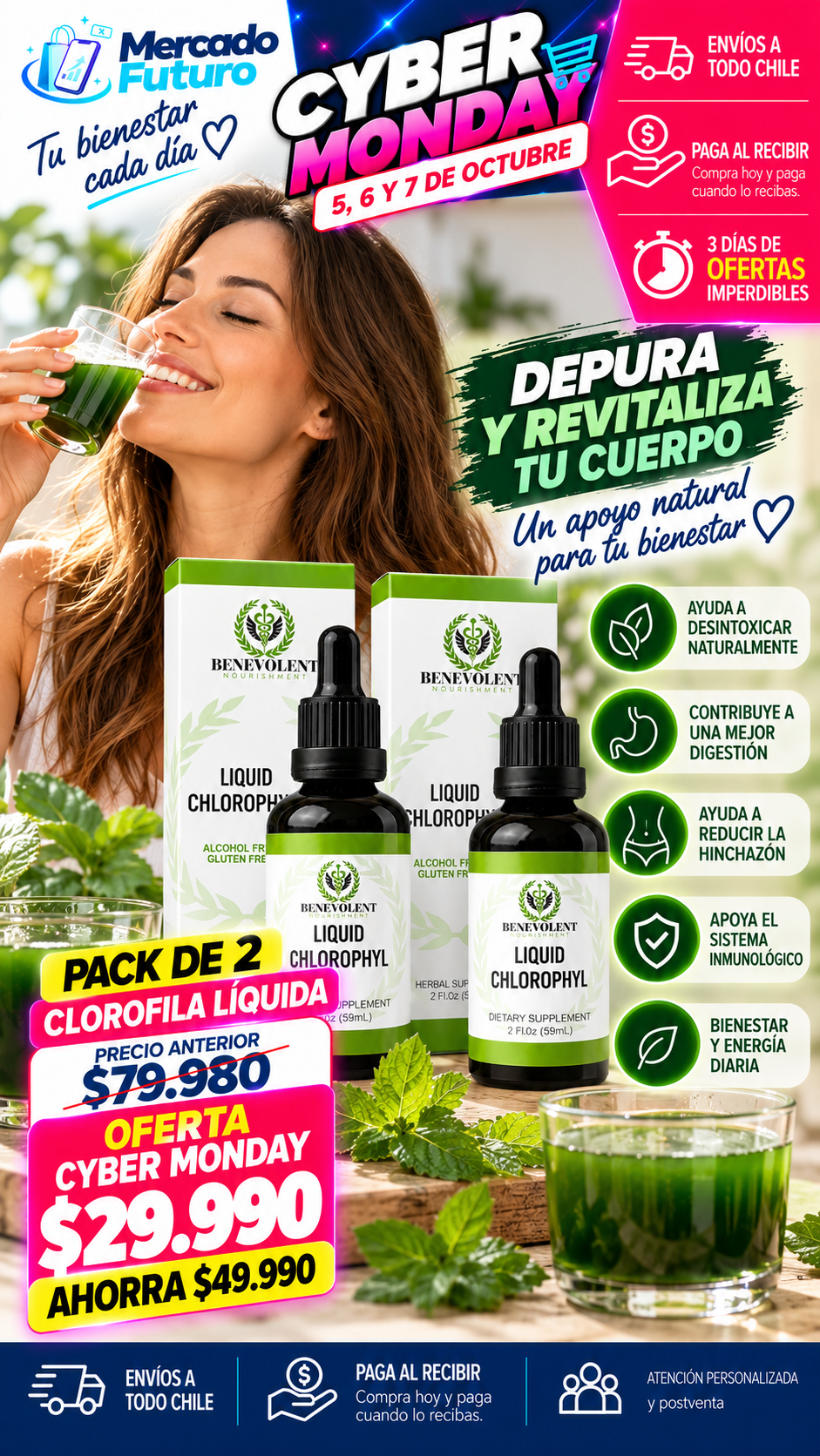 Clorofila Líquida Benevolent