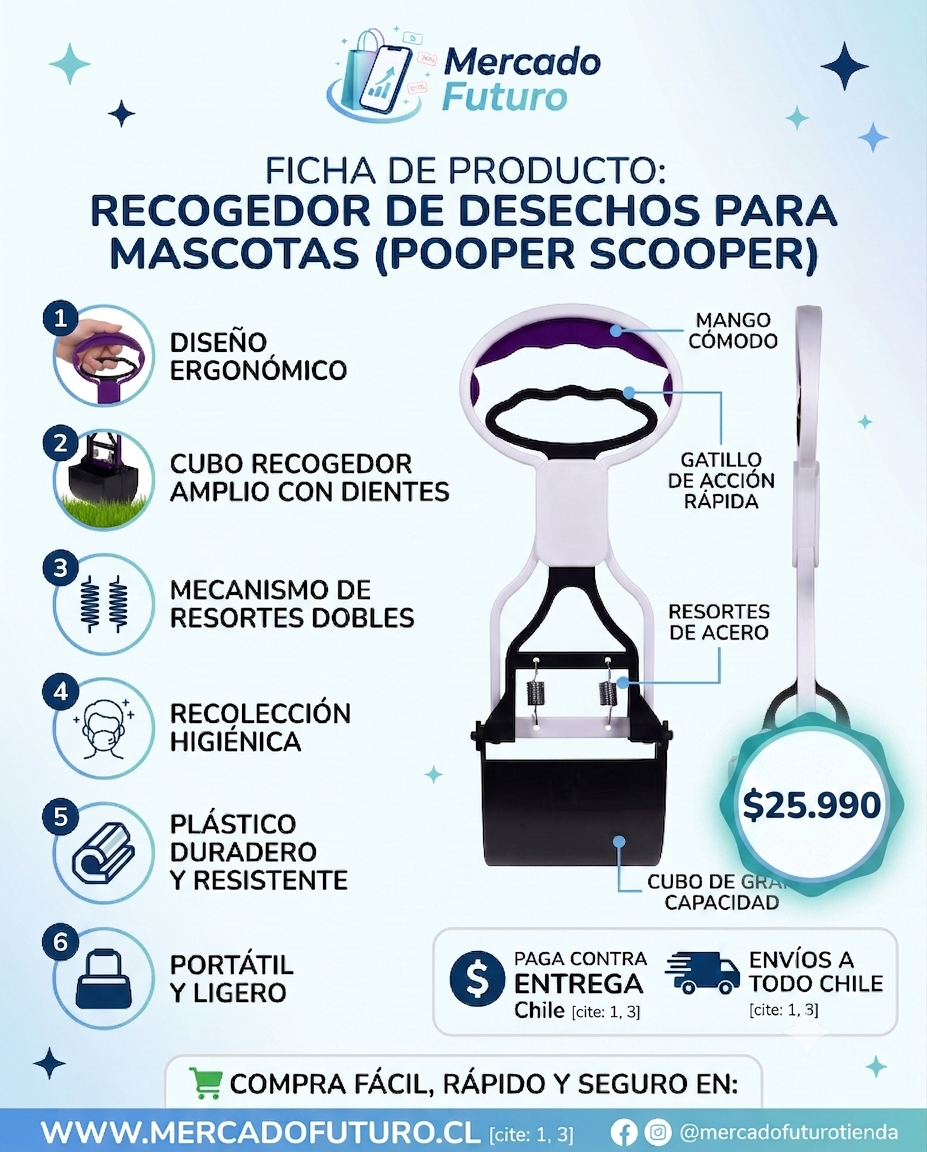 Pala Pinza Recogedora Excremento