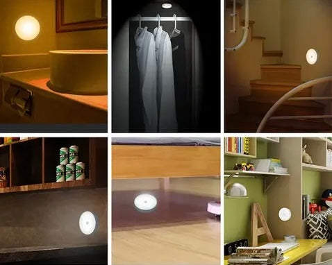 Pack 6 Luces Led con Sensor de Movimiento