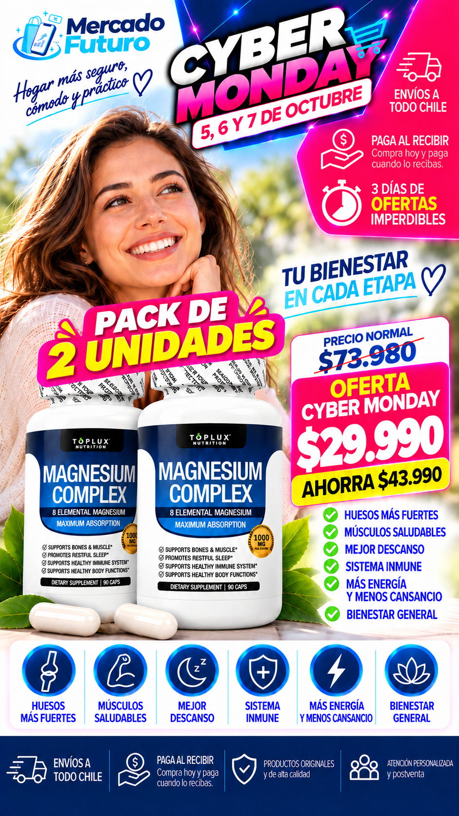 Pack 2 Unidades Magnesium Complex