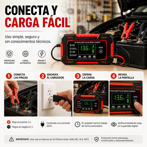 Cargador de Baterias Inteligente