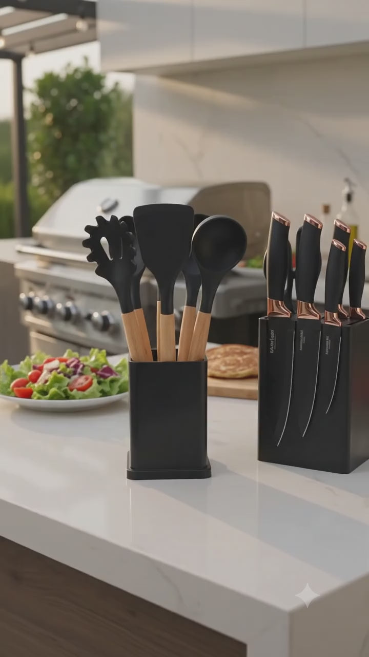 Juego de Silicona 19 Utensilios Cocina
